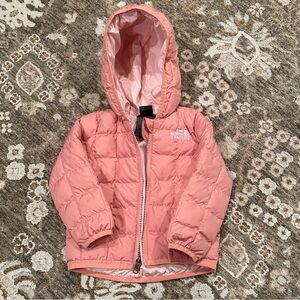 The North Face Light Pink Baby Jacket (Reversible)